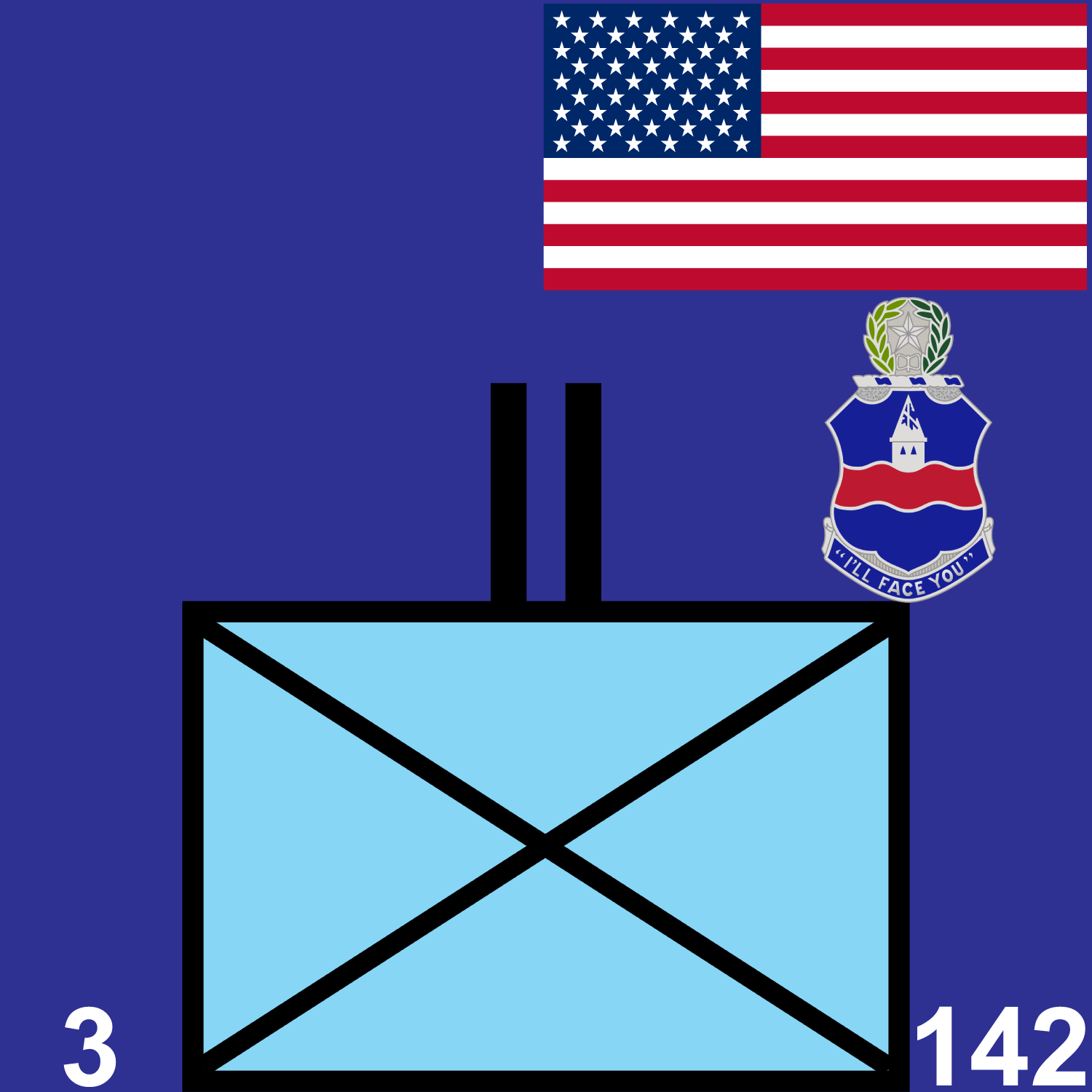 3d Battalion, 142nd Infantry Regiment icon